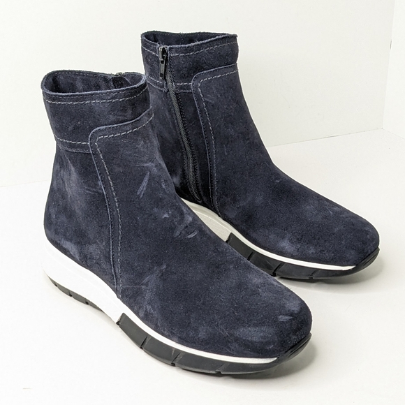 La Canadienne Nadia Boots, Dark Navy Suede, Women´s 7.5